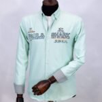 قميص كم قطن تطريز -منتCH112