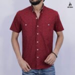 قميص نص كم مشجر CS105