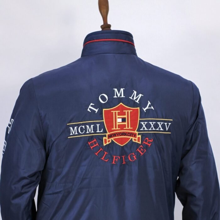 ⁦جاكيت وتربروف – كحلي- tommy- JK113⁩ - الصورة ⁦3⁩