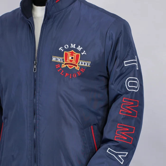 جاكيت وتربروف – كحلي- tommy- JK113 - Image 4