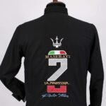 ⁦قميص كم قطن تطريز -اسودCH132⁩ - الصورة ⁦3⁩