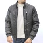 ⁦جاكيت وتربروف – رمادي-JK124⁩ - الصورة ⁦2⁩