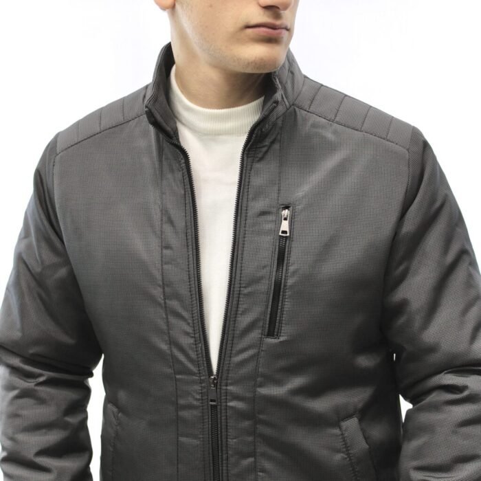 ⁦جاكيت وتربروف – رمادي-JK124⁩ - الصورة ⁦3⁩