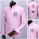 قميص كم قطن تطريز -روزCH129