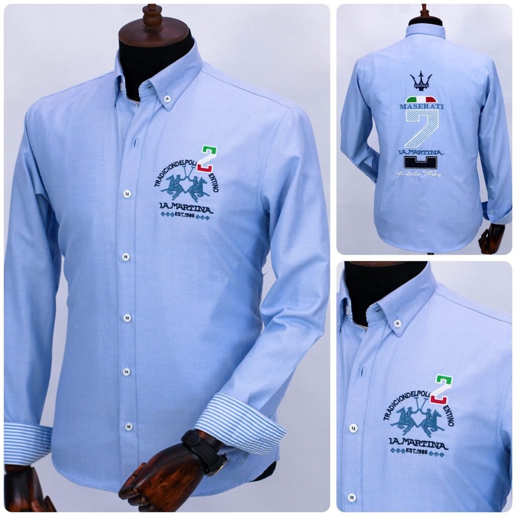 WhatsApp-Image-2024-07-03-at-2.20.14-AM-scaled-1.jpeg قميص كم قطن تطريز -لبنيCH130 - الصورة 1