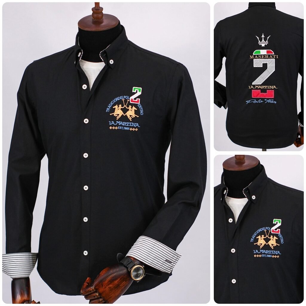 WhatsApp-Image-2024-07-03-at-2.20.46-AM-scaled-1.jpeg قميص كم قطن تطريز -اسودCH132 - الصورة 1