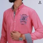 قميص كم قطن تطريز -كشمير CH164 - الصورة 2