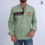 قميص كم قطن تطريز -منت CH173