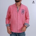 قميص كم قطن تطريز -كشمير CH164