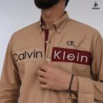 قميص كم قطن تطريز -جملي CH169 - Image 3