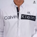 قميص كم قطن تطريز -ابيض CH172 - الصورة 2