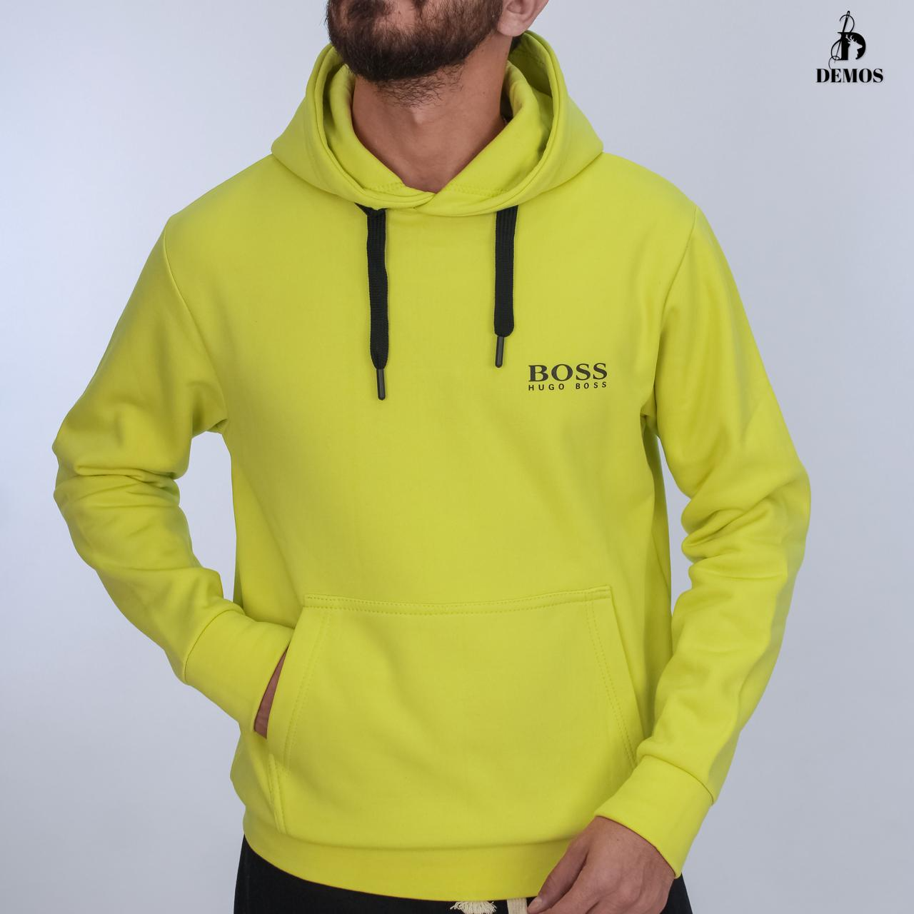 0eb022e3-c9b4-4ba5-8106-fec77356fc8d هودي ميلتون BOSS – اصفر - الصورة 1