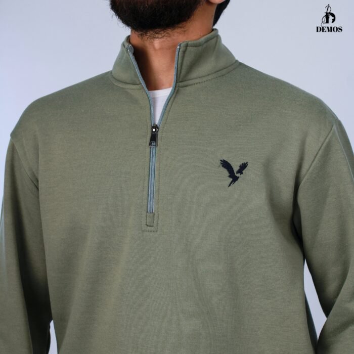 ⁦سويت شيرت نص سوسته ميلتون A.E - زيتي⁩ - الصورة ⁦2⁩