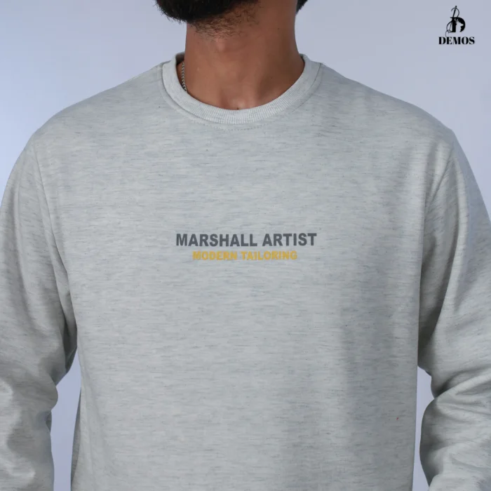 ⁦سويت شيرت ميلتون ARTIST - رمادي⁩ - الصورة ⁦2⁩