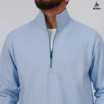 سويت شيرت نص سوسته ميلتون ساده- لبني - Image 2