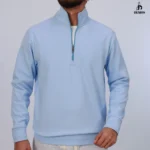 سويت شيرت نص سوسته ميلتون ساده- لبني