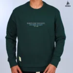 سويت شيرت ميلتون NEVER WORRY - زيتي