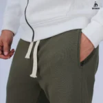 سويت بانتس قطن WAFFLE-زيتي - Image 3