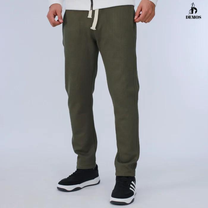 سويت بانتس قطن WAFFLE-زيتي - Image 2