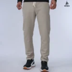 سويت بانتس قطن WAFFLE-بيج فاتح