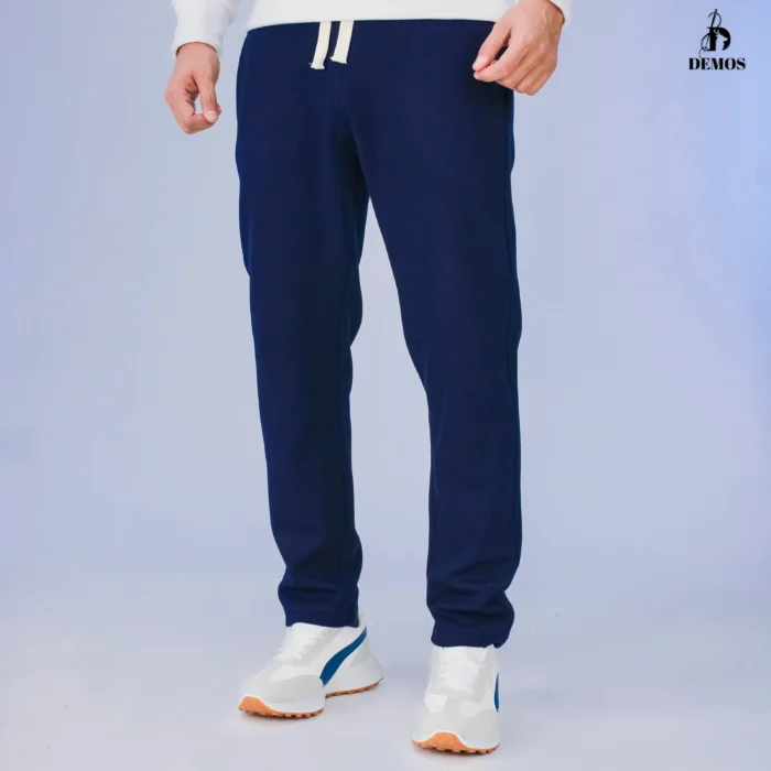 سويت بانتس قطن WAFFLE-كحلي - Image 2