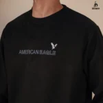 سويت شيرت روند شمواه A.E - اسود - Image 2