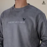 سويت شيرت روند شمواه A.E - رمادي - Image 2