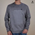 سويت شيرت روند شمواه A.E - رمادي