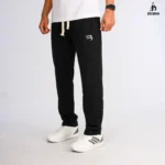 سويت بانتس قطن -اسود SP195 - Image 2