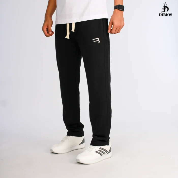 سويت بانتس قطن -اسود SP195 - Image 2