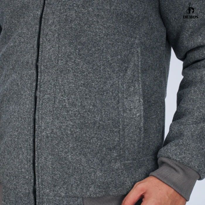 جاكيت جوخ - رمادي وسط- JK187 - Image 3