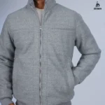 جاكيت جوخ - رمادي فاتح- JK190 - Image 2