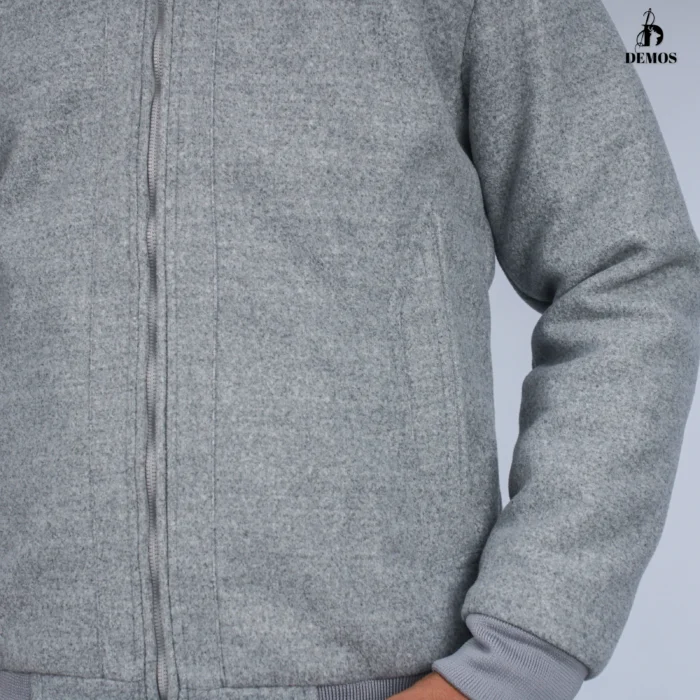 جاكيت جوخ - رمادي فاتح- JK190 - Image 3