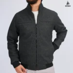 جاكيت جوخ - رمادي غامق- JK189