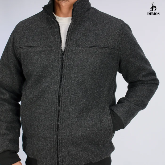 جاكيت جوخ - رمادي غامق- JK189 - Image 2