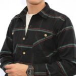 قميص كم جوخ - اسود - Image 2