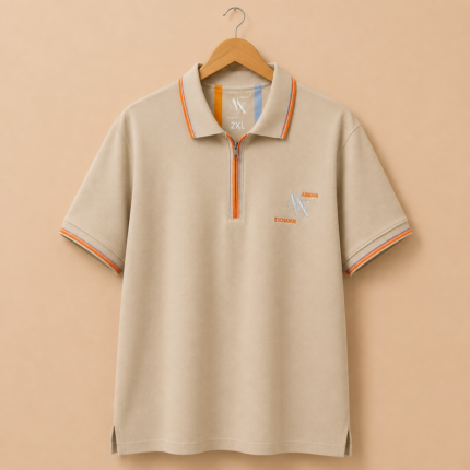 Polo T-shirt beige AX03