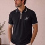 Polo T-shirt black AX01