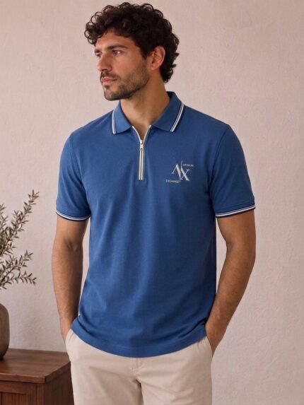 Polo t-shirt Royal Blue AX02