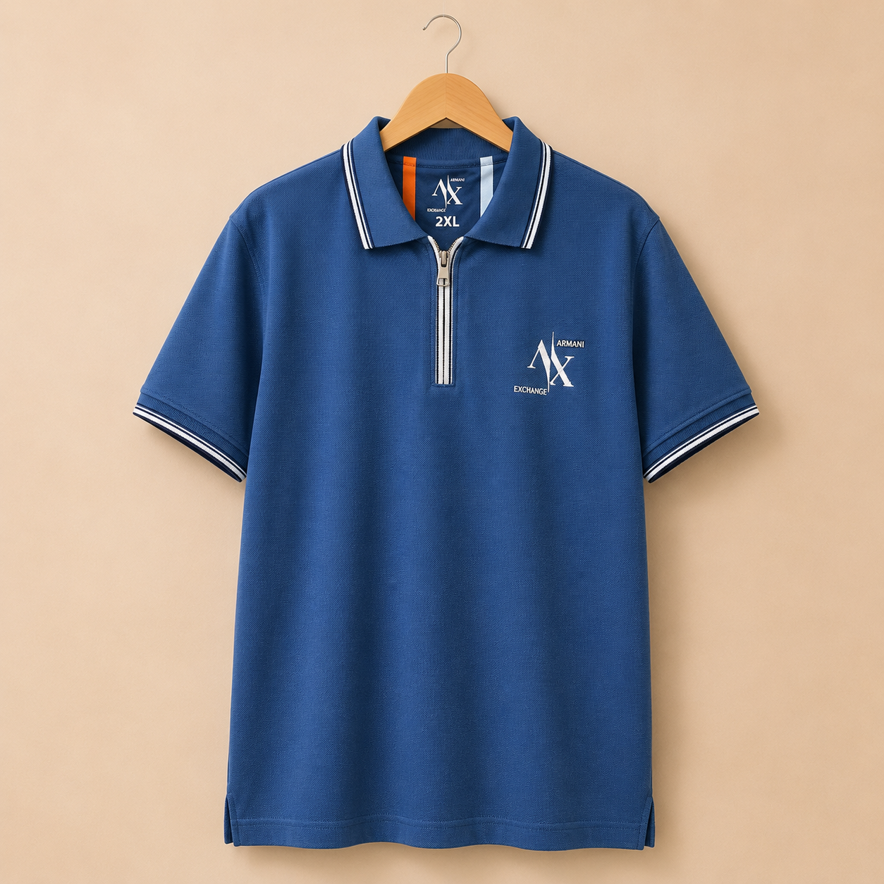 b2bb5a3c-b564-4553-9d58-ad03d63e85cf Polo t-shirt Royal Blue AX02 - الصورة 1