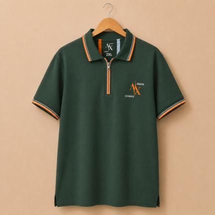 Polo T-shirt Dark Green AX04
