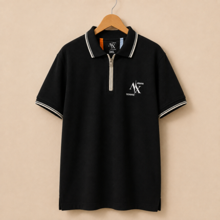 Polo T-shirt black AX01